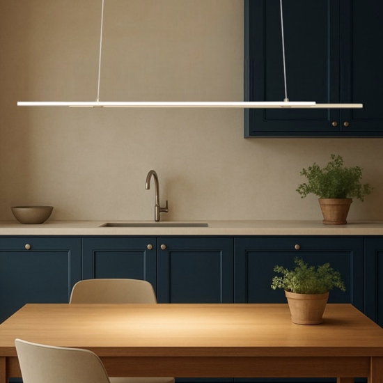 Maytoni halo lampadario per cucina moderna led 4000k dimmerabile