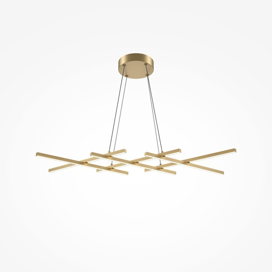 Maytoni halo lampadario per cucina led 2600k a 3500k