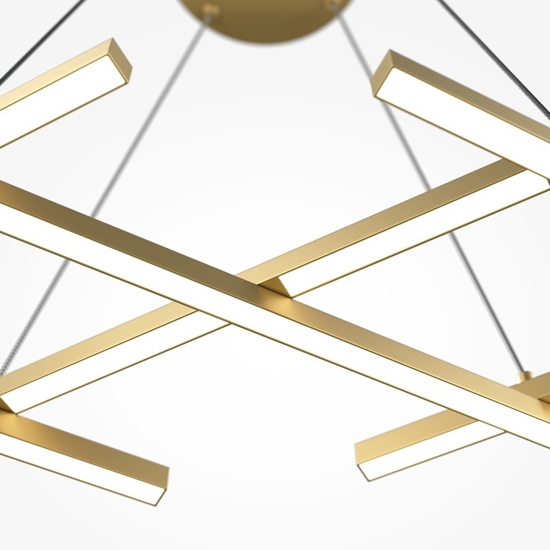 Maytoni halo lampadario per cucina led 2600k a 3500k