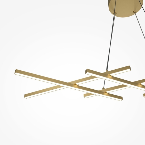 Maytoni halo lampadario per cucina led 2600k a 3500k