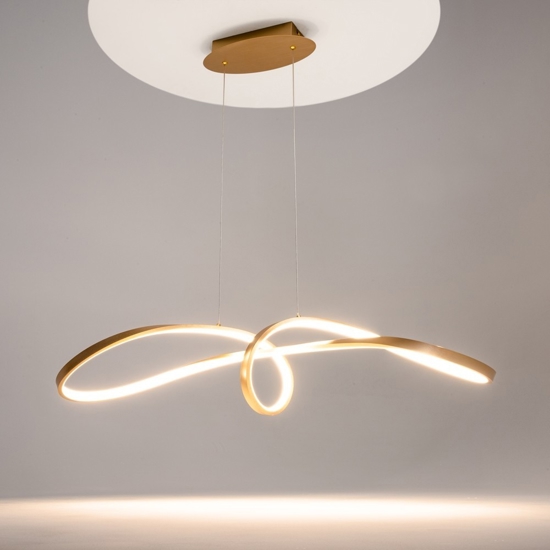 Maytoni curve lampadario per cucina moderna led 4000k
