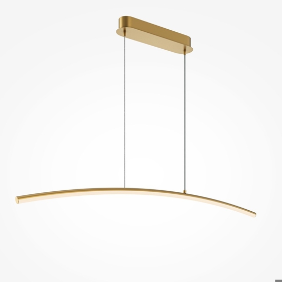 Maytoni curve lampadario minimal per cucina led 2600k a 3500k