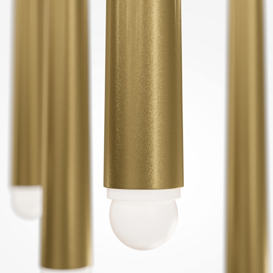 Maytoni cascade lampadario da cucina 5 luci moderno led 2600k a 3500k