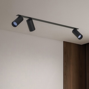 Plafoniera per cucina da incasso con 3 spot orientabili