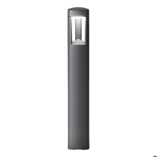 Lampione luce da giardino antracite gea luce janet moderno