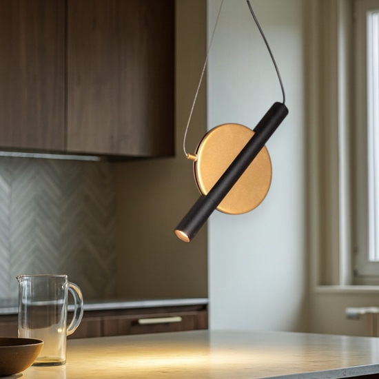 Maytoni enigma lampada a sospensione per cucina moderna led 3000k