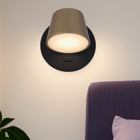 Maytoni pixel applique da parete moderno per comodino led 3000k