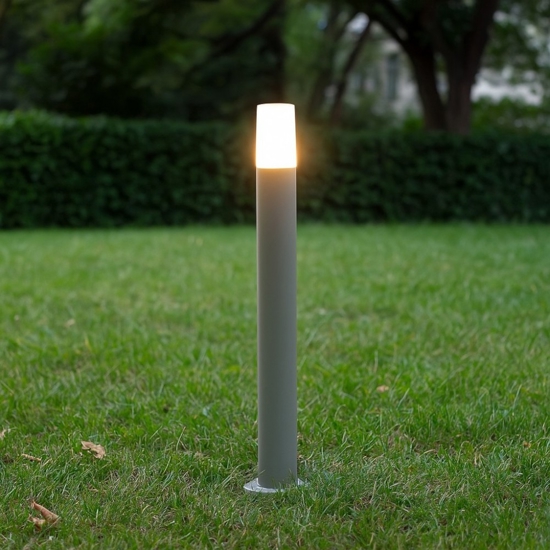 Plt pou ondaluce lampione da giardino h83cm ip44 grigio