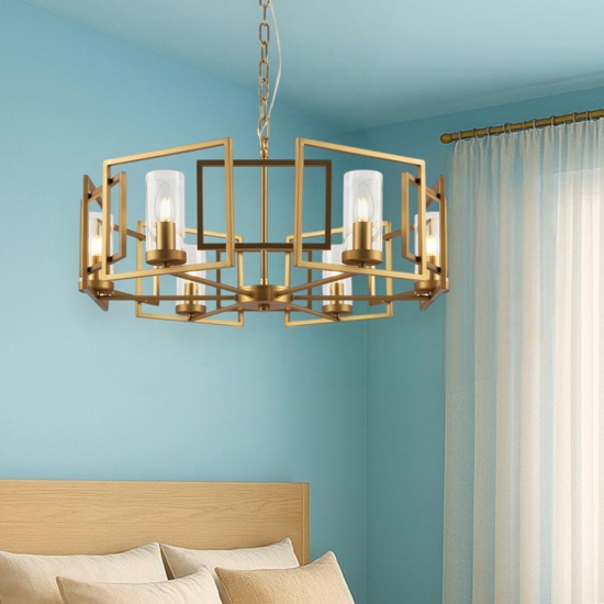 Maytoni bowi lampadario per camera da letto 6 luci