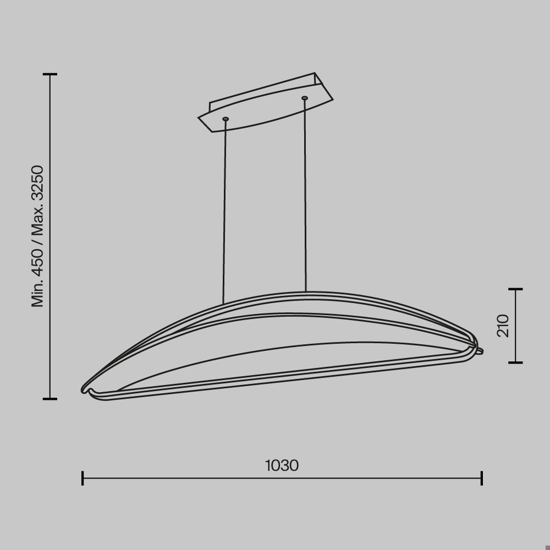 Maytoni breeze lampadario per tavolo cucina moderna led 3000k