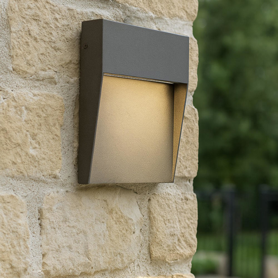 Segnapasso led da esterno 6w 4000k grafite ip65