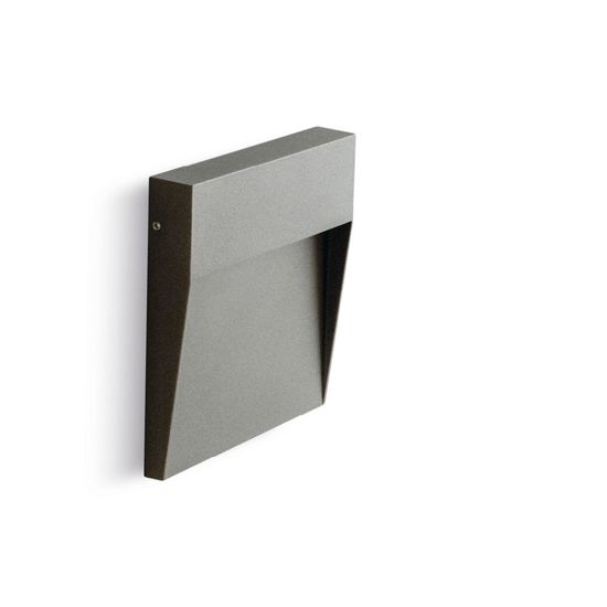 Segnapasso led da esterno 6w 4000k grafite ip65