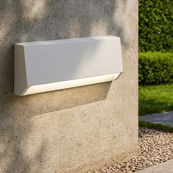 Segnapasso per esterni a parete led 3w 4000k bianco ip65