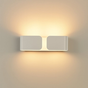 Applique lampada da parete bianca clip ap2 small bianco ideal lux
