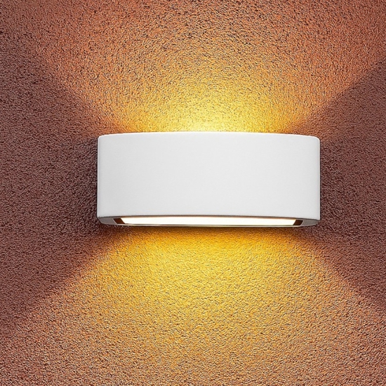 Applique da esterno ip55 andromeda ap1 bianco ideal lux