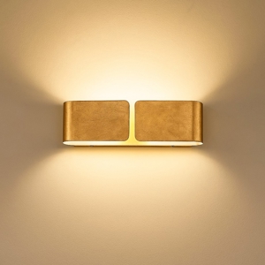 Clip ap2 applique per interno foglia oro design moderno ideal lux