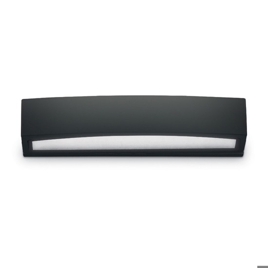 Applique da esterno andromeda ap2 nero ideal lux rettangolare
