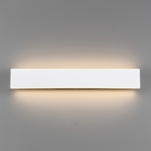 Applique led rettangolare bianca 18w 3000k design moderna