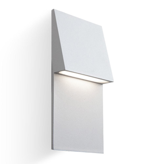 Segnapasso per esterno led da incasso parete bianco 3w 3000k