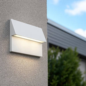 Segnapasso led bianco per esterno da incasso a parete ip65