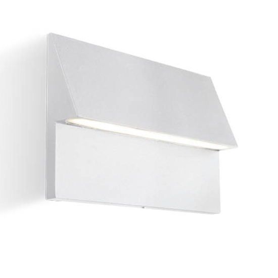 Segnapasso led bianco per esterno da incasso a parete ip65