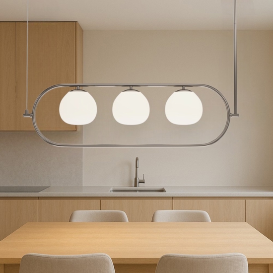 Maytoni erich lampadario per tavolo cucina orientabile
