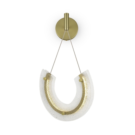 Maytoni maya applique da parete pendente in vetro led 3000k
