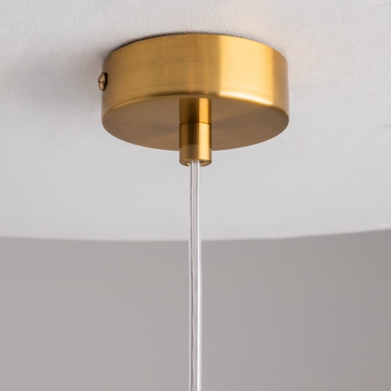 Maytoni flusso lampada a sospensione per cucina con paralume in vetro