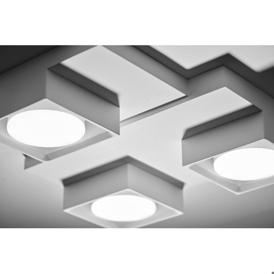 Plafoniera da cucina 3 luci sforzin sibari design moderna