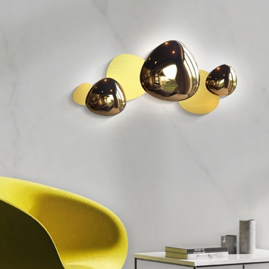 Maytoni jack stone plafoniera moderna colore oro led 3000k