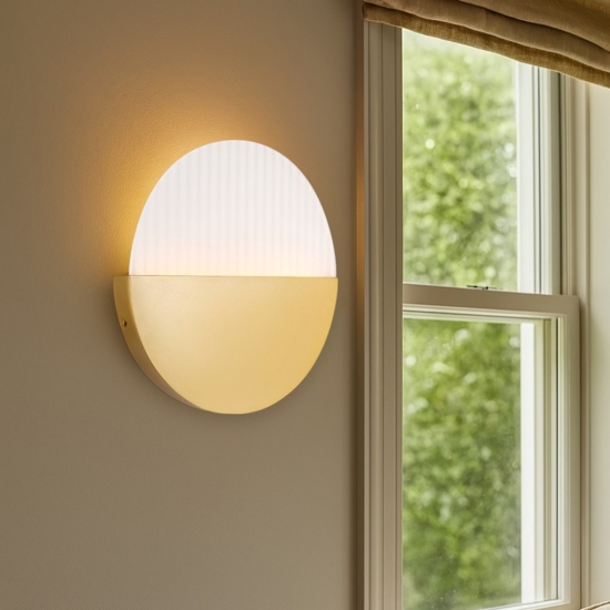Maytoni jupiter applique da parete moderna rotonda led 3000k