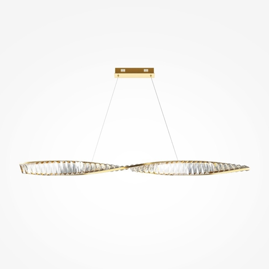 Maytoni krone lampadario per cucina colore oro led 3000k