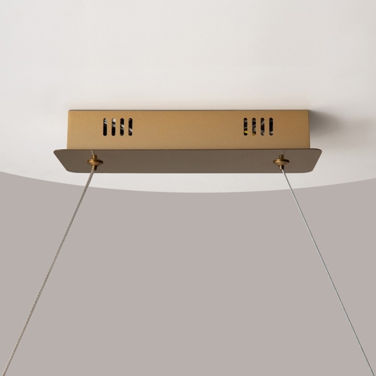 Maytoni krone lampadario per cucina colore oro led 3000k