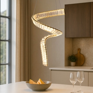 Maytoni krone lampada a sospensione per isola cucina led 3000k