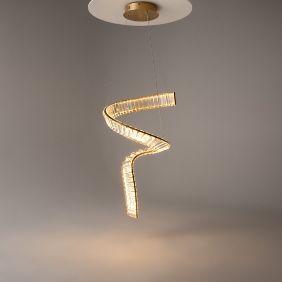 Maytoni krone lampada a sospensione per isola cucina led 3000k