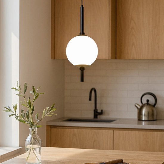 Maytoni the sixth sense lampada a sospensione led 3000k con sfera
