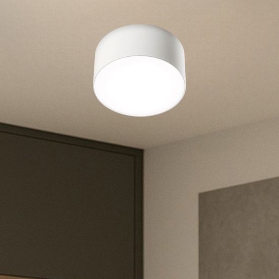 Plafoniera gea luce cloe 16w 4000k bianca per cucina