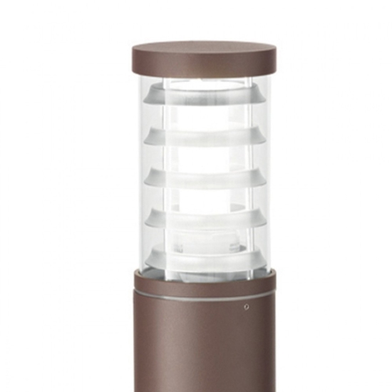 Tronco pt1 h60 lampione marrone da giardino ip65 ideal lux