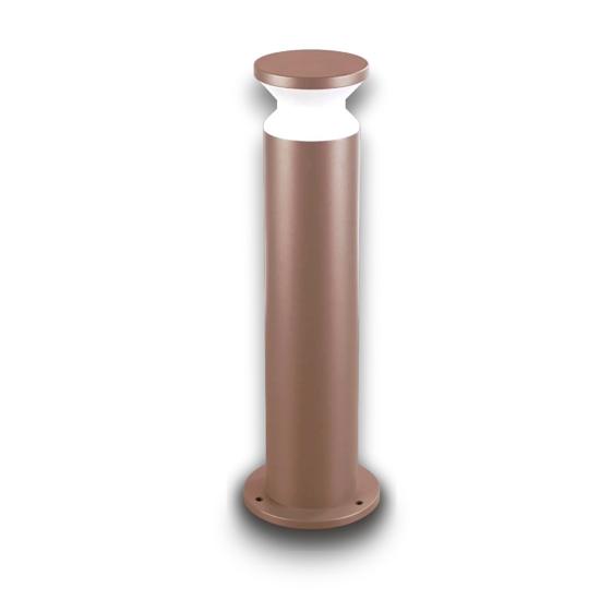 Torre pt1 h60 ideal lux lampione da esterno marrone per giardini