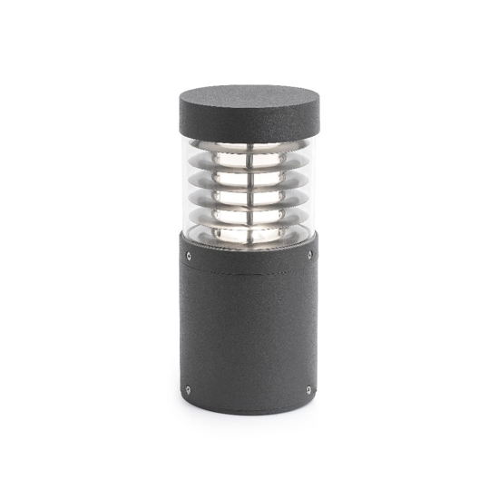 Lampioncino paletto moderno led 15w 3000k da giardino antracite