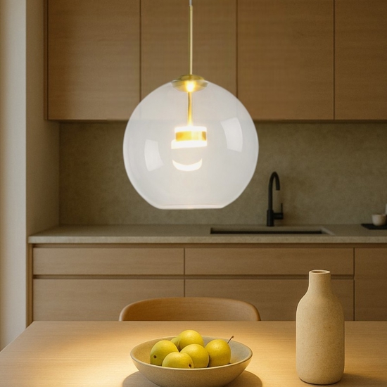 Maytoni cometa lampada a sospensione per isola cucina led 3000k