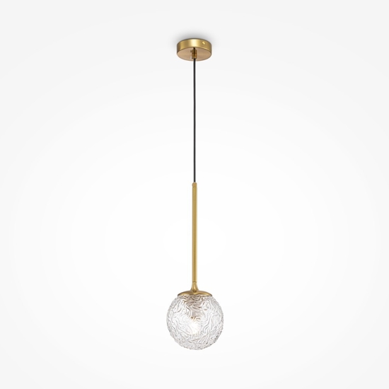 Maytoni ligero lampada a sospensione con sfera in vetro decorato