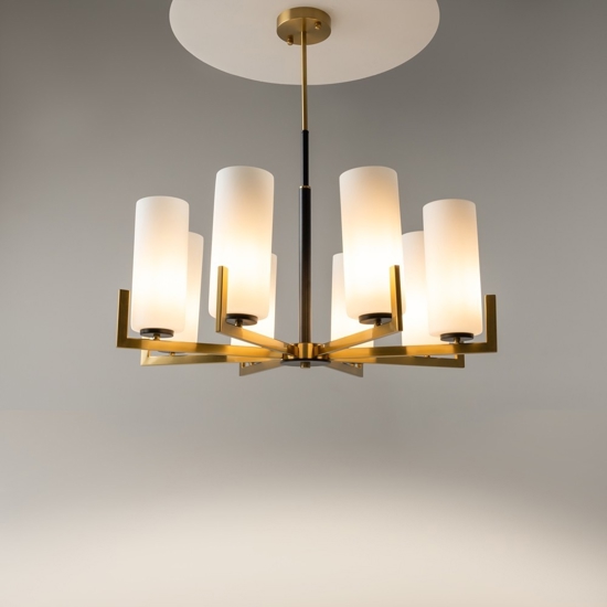 Maytoni fortano lampadario moderno per salotto 8 luci