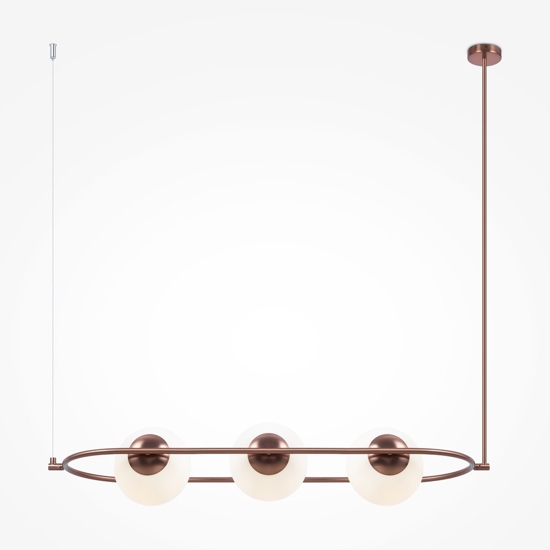 Maytoni erich lampadario per cucina moderna con tre sfere
