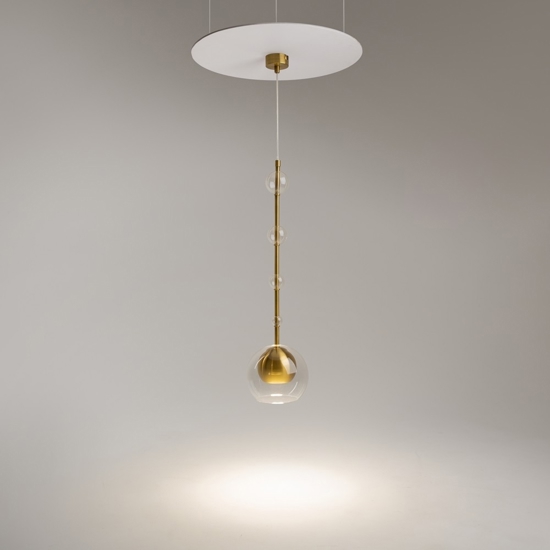 Maytoni ros lampada a sospensione moderna con sfere in vetro