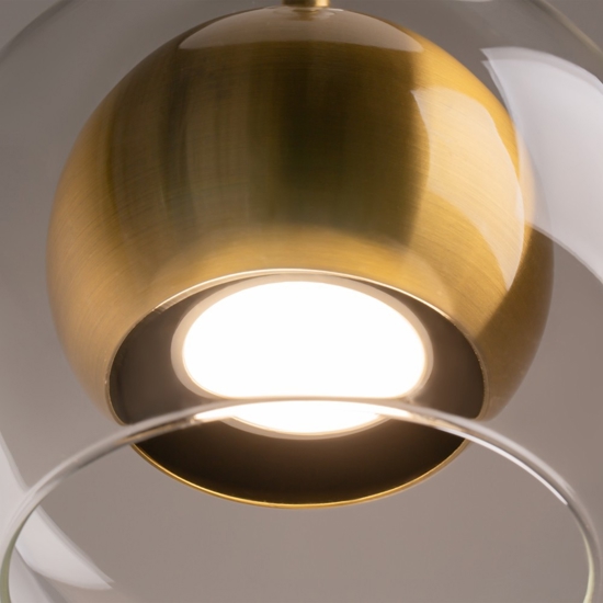 Maytoni ros lampada a sospensione moderna con sfere in vetro