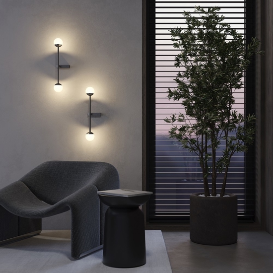 Maytoni touch applique da parete design minimal led 3000k