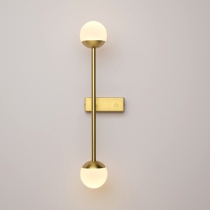 Maytoni touch applique da parete moderna colore oro led 3000k