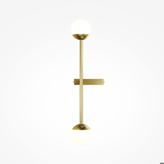 Maytoni touch applique da parete moderna colore oro led 3000k