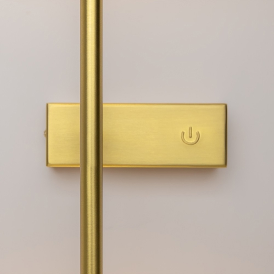 Maytoni touch applique da parete moderna colore oro led 3000k
